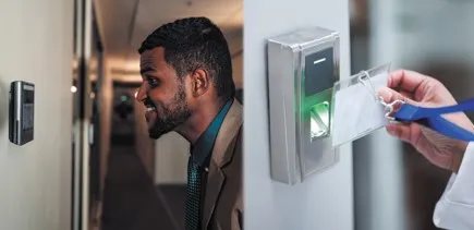 man Access Control Clocking In